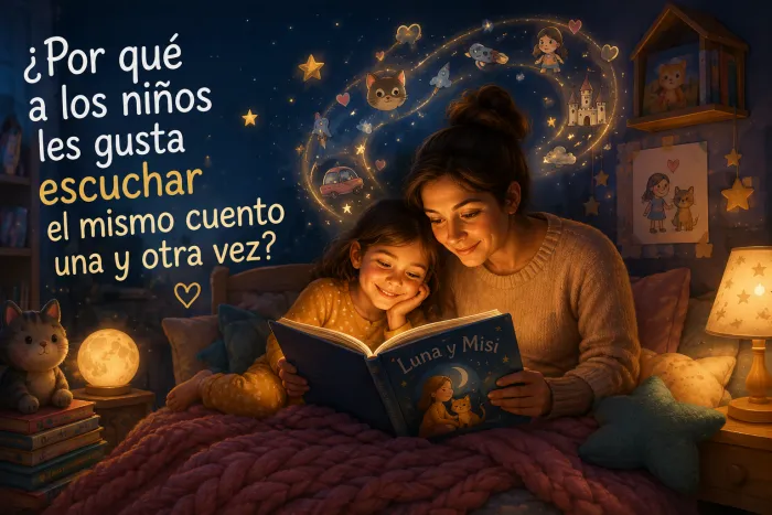 Imagen de la noticia: ¿Por qué a los niños les gusta escuchar el mismo cuento una y otra vez?