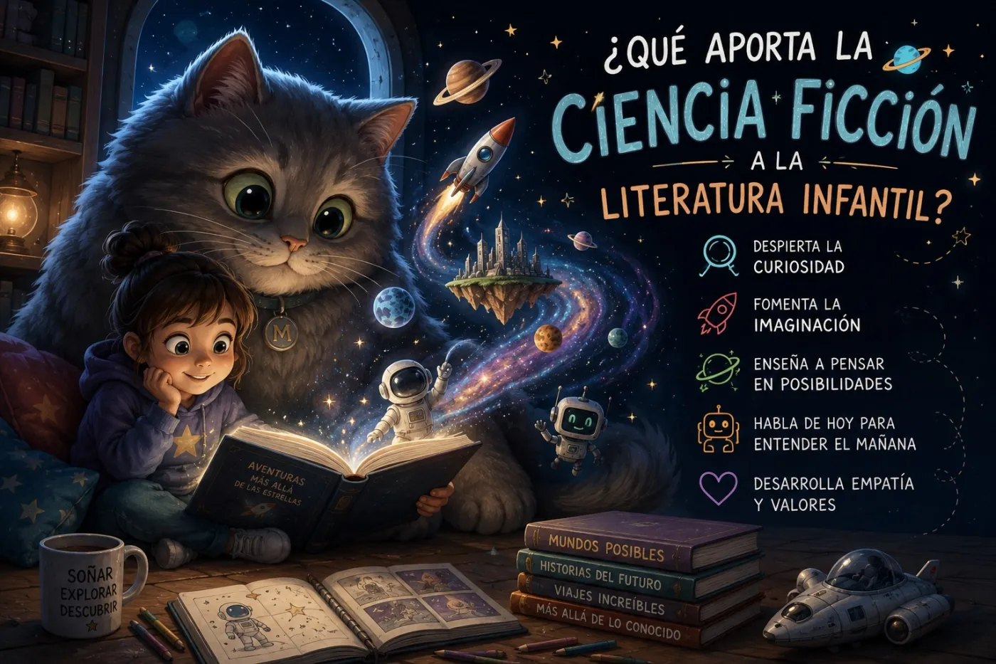 Ilustración de la noticia «¿Qué aporta la ciencia ficción a la literatura infantil?»