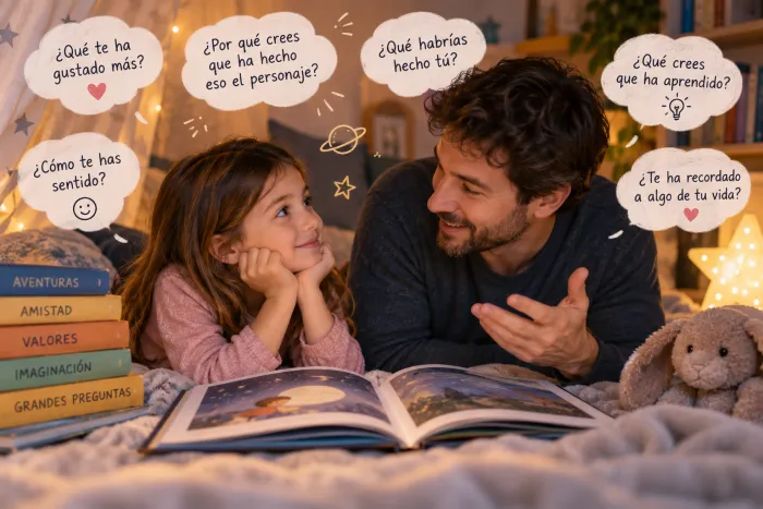 Imagen de la noticia: Cómo hablar con los niños sobre un libro después de leerlo