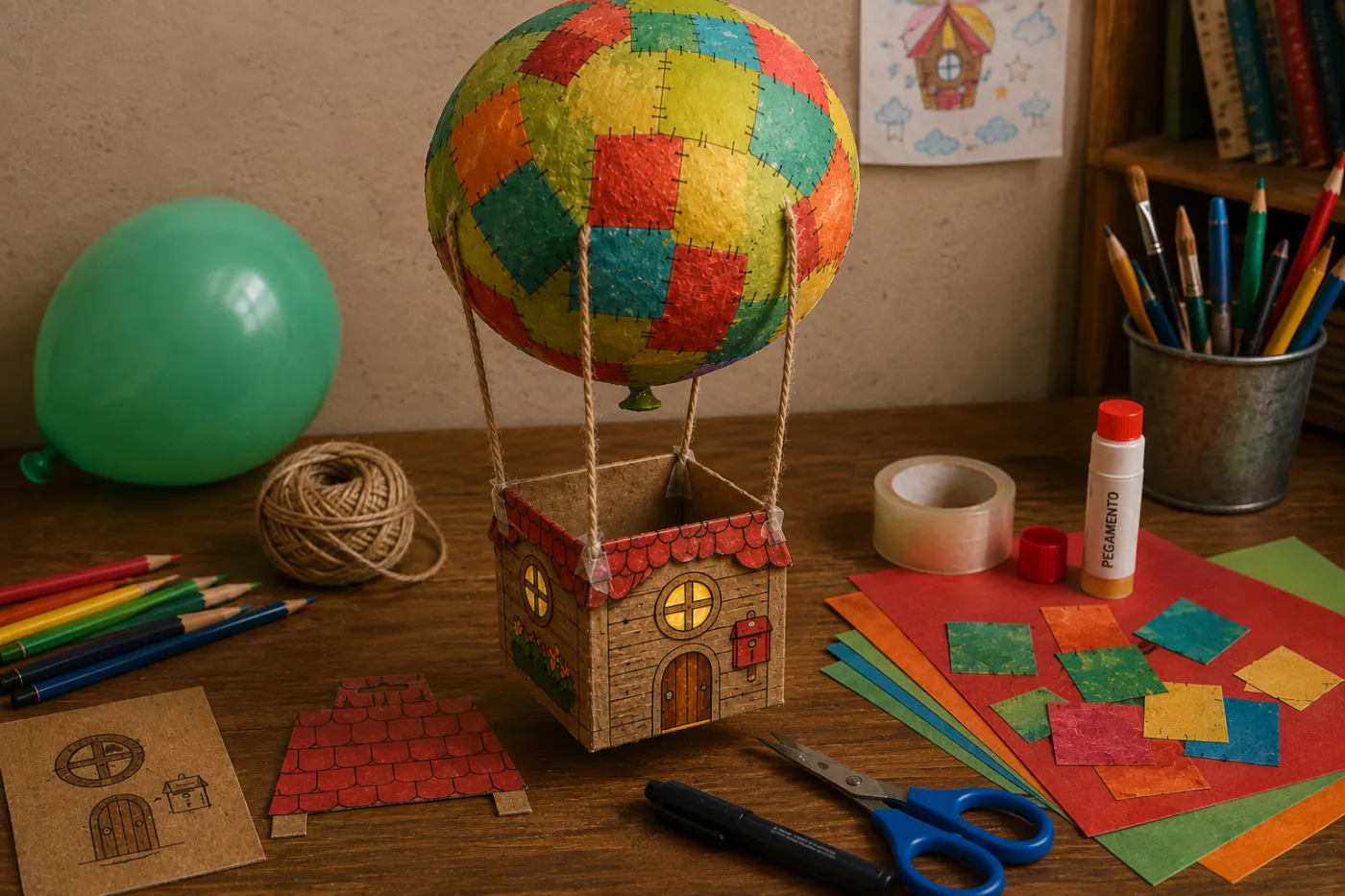 Manualidad: Construye tu propia nave globo de Ziru