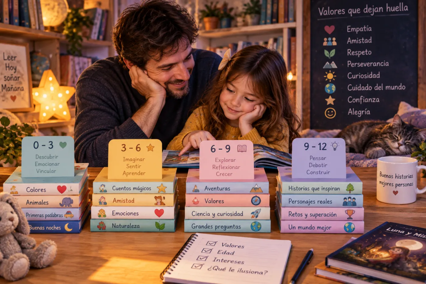Ilustración de la noticia «Cómo elegir libros con valores según la edad»