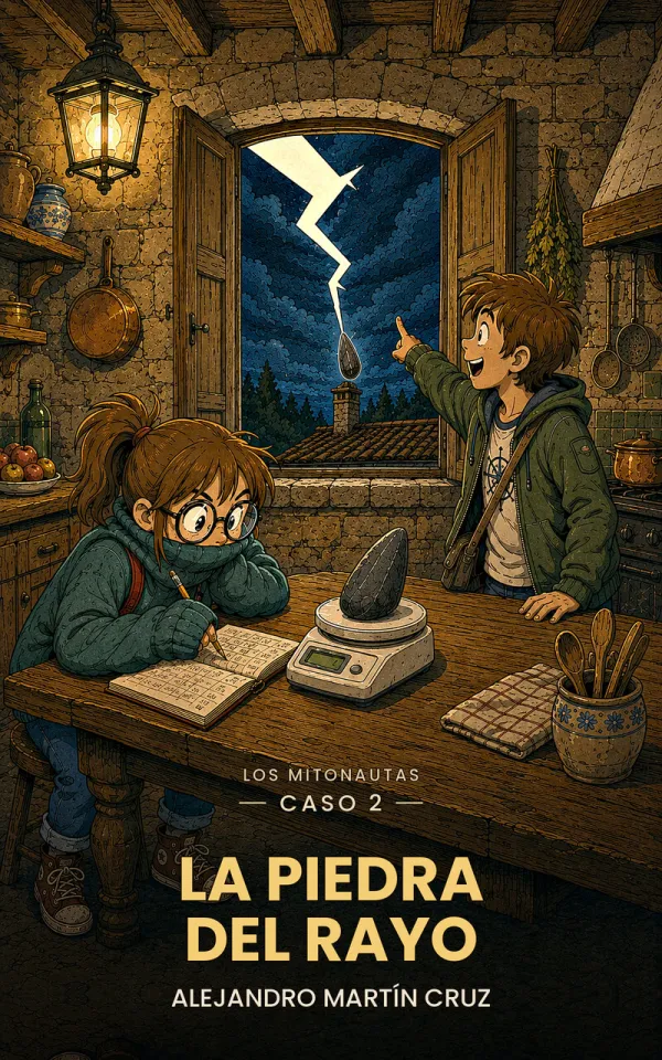 Portada de «Los Mitonautas 2. La piedra del rayo»